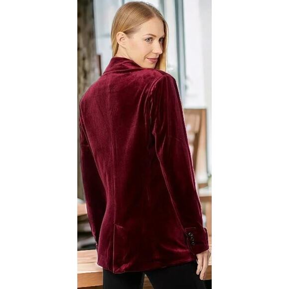 NWT - Blank NYC Closing Time Velour Blazer Size: XS - Picture 2 of 4